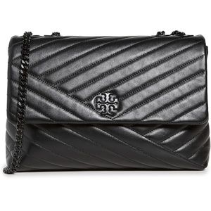 Tory Burch Women’s Kira Chevron Powder Coated Convertible Shoulder Bag
